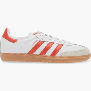 ** SOLD ** Gender inclusive Adidas Samba in Red Brand New